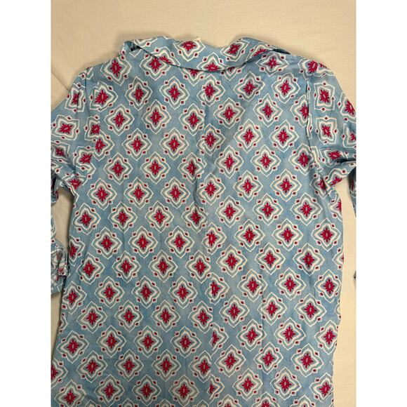 Zara Printed Tunic‎ Dress Size Small Blue Pink NWT - Picture 11 of 15
